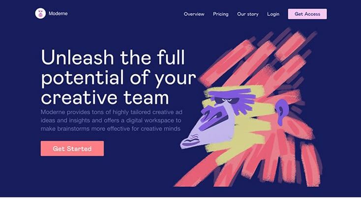 Moderne - Website Showcase _ Lapa Ninja
